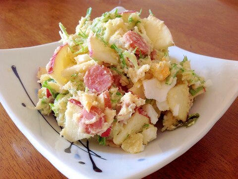 少しの甘さがいい!さつまいもサラダ